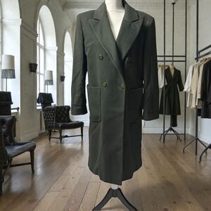 Vintage Paul et Duffier Tailleur Wool Blend Double Breasted Coat USA Made Size 4